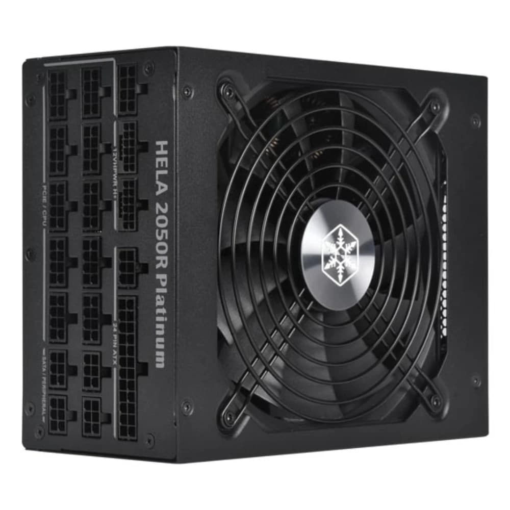 SilverStone HELA 2050R Platinum 2050W Black Fully Modular Power Supply, Cybenetics Platinum, ATX 3.1, PCIe 5.0, 12V-2x6, 135mm Dual Ball Bearing Fan thumbnail 2