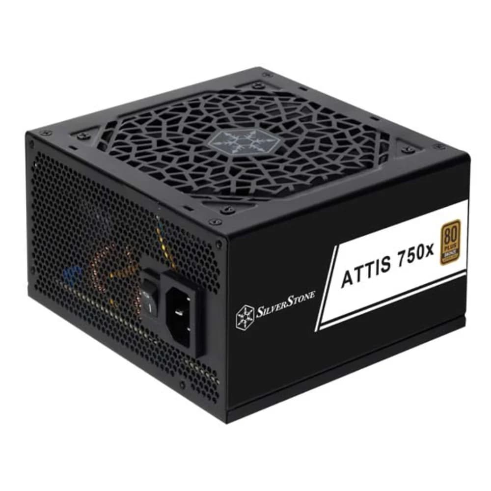 SilverStone ATTIS 750X  750W Black 80 PLUS Bronze Power Supply, ATX PCIe 5.0, 12V-2x6 Connector, 120mm Silent Fan thumbnail 2