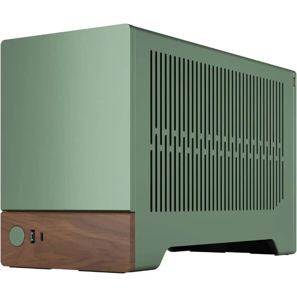 Fractal Design Terra Jade Mini-ITX SFF Gaming Case, SFX PSU Support, 2x 2.5-Inch Drive Mounts, USB-C 20Gbps thumbnail 2