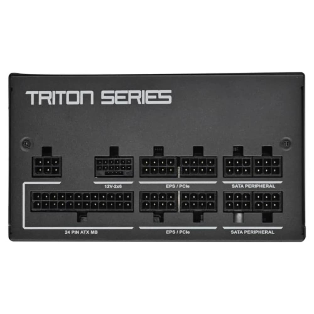 SilverStone Triton 1000Rz 1000W Black Fully Modular Power Supply, Cybenetics Gold, ATX 3.1, PCIe 5.0, 12V-2x6 Connector, 120mm FDB Fan thumbnail 4