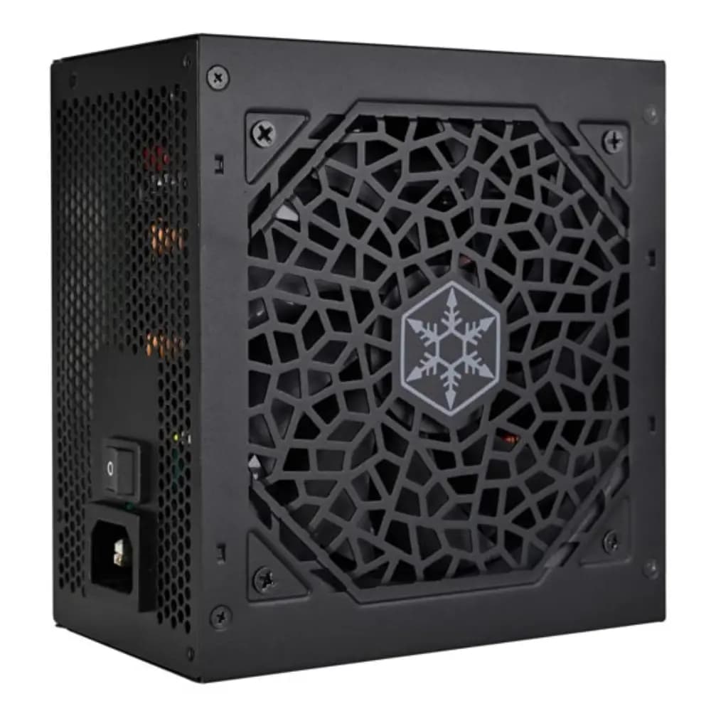 SilverStone Strider 750W Non-Modular Power Supply Black, 80 PLUS Certified, Single +12V Rail, 120mm Silent Fan, 18dBA