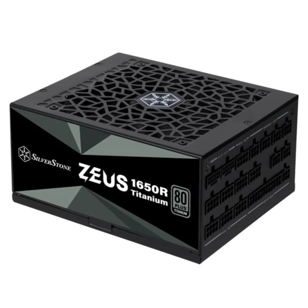 SilverStone ZEUS 1650R Titanium 1650W Black Fully Modular Power Supply, 80 PLUS Titanium, ATX 3.1, PCIe 5.0, 12V-2x6 Connector, 135mm FDB Fan