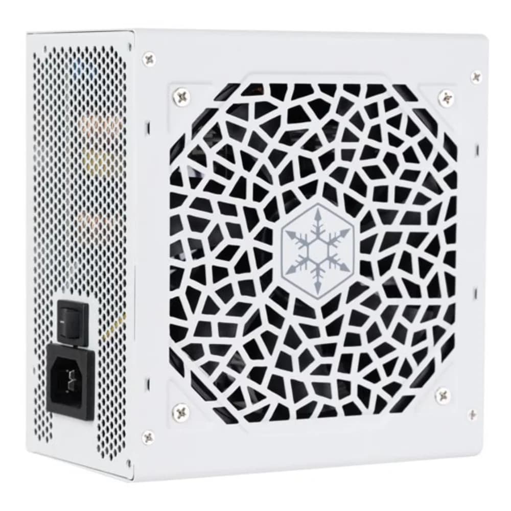 SilverStone ATTIS 650R Bronze 650W White Non-Modular Power Supply, 80 PLUS Bronze, ATX 3.1, 120mm Silent Fan, Japanese Capacitor