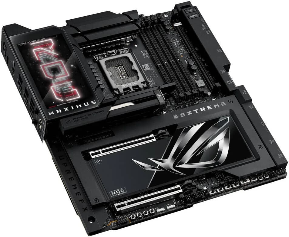 ASUS ROG Maximus Z890 Extreme LGA 1851 ATX Motherboard, Intel Z890 Chipset, 4x DDR5 DIMM Slots, Up to 192GB Max Memory, Wi-Fi 7 & BT 5.4, 2x PCIe 5.0 x16 Slots, 6x M.2 Slots | 90MB1IA0-M0EAY0 thumbnail 5