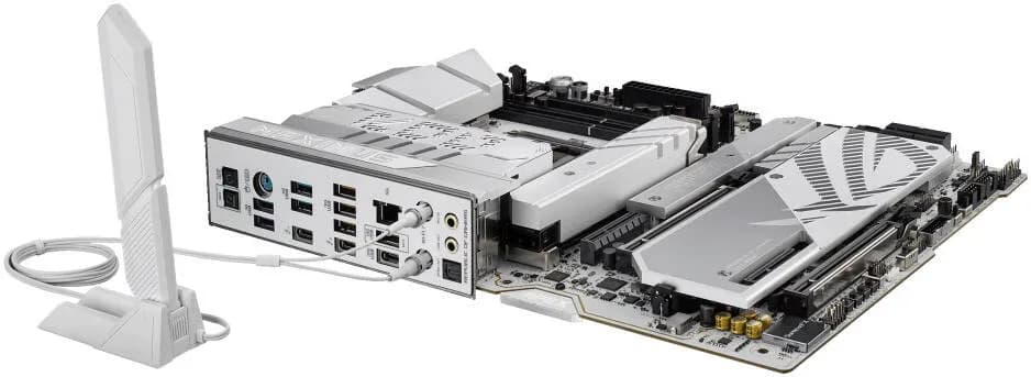 ASUS ROG Maximus Z890 Apex LGA 1851 ATX Motherboard, Intel Z890 Chipset, 2x DDR5 DIMM Slots, Up to 96GB Max Memory, Wi-Fi 7 & BT 5.4, 2x PCIe 5.0 x16 Slots, 6x M.2 Slots, White | 90MB1IP0-M0EAY0 thumbnail 7