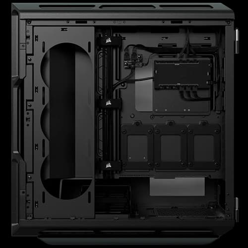 CORSAIR iCUE 5000T RGB Mid-Tower ATX PC Case, Tempered Glass, 360mm Radiator, 3x120mm Fan Included, 7 + 2 Vertical Expansion Slots thumbnail 5