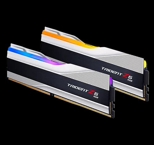 G.Skill Trident Z5 RGB DDR5-6400 CL32-39-39-102 1.40V 32GB (2x16GB) Intel XMP Desktop Memory | F5-6400J3239G16GX2-TZ5RS thumbnail 4