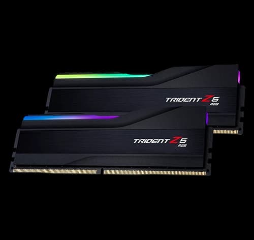 G.Skill Trident Z5 RGB DDR5-7200 CL34-45-45-115 1.40V 32GB (2x16GB) Intel XMP Desktop Memory | F5-7200J3445G16GX2-TZ5RK