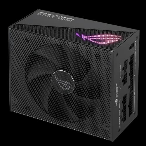 ROG STRIX 750W Gold Aura Edition Power Supply, Aluminum Case, Axial-tech Fan, PCIe Gen 5.0 Ready, Cybenetics Lambda A++, 80 PLUS Gold, Aura Sync thumbnail 5