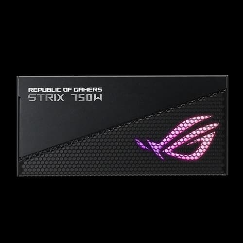 ROG STRIX 750W Gold Aura Edition Power Supply, Aluminum Case, Axial-tech Fan, PCIe Gen 5.0 Ready, Cybenetics Lambda A++, 80 PLUS Gold, Aura Sync thumbnail 4