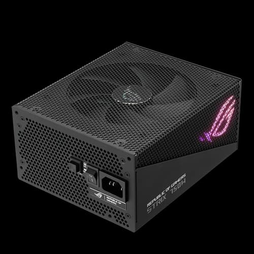 ROG STRIX 750W Gold Aura Edition Power Supply, Aluminum Case, Axial-tech Fan, PCIe Gen 5.0 Ready, Cybenetics Lambda A++, 80 PLUS Gold, Aura Sync thumbnail 3