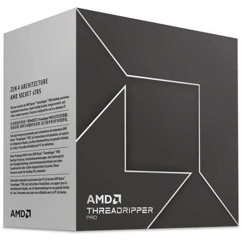 AMD Ryzen Threadripper Pro 7965WX Processor, 24 Cores & 48 Threads, 4.2GHz Base Clock, 350W TDP, 128MB L3 Cache thumbnail 2