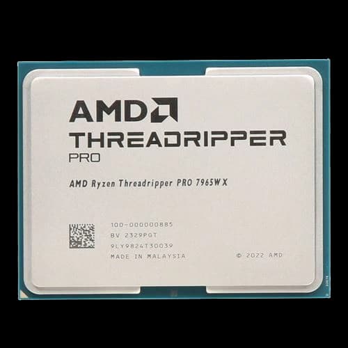 AMD Ryzen Threadripper Pro 7965WX Processor, 24 Cores & 48 Threads, 4.2GHz Base Clock, 350W TDP, 128MB L3 Cache