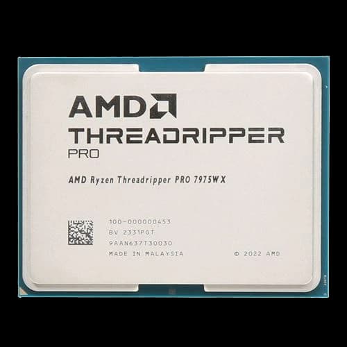 AMD Ryzen Threadripper Pro 7975WX Processor, 32 Cores, 64 Threads, sTR5 CPU Socket, 128MB L3 Cache thumbnail 2