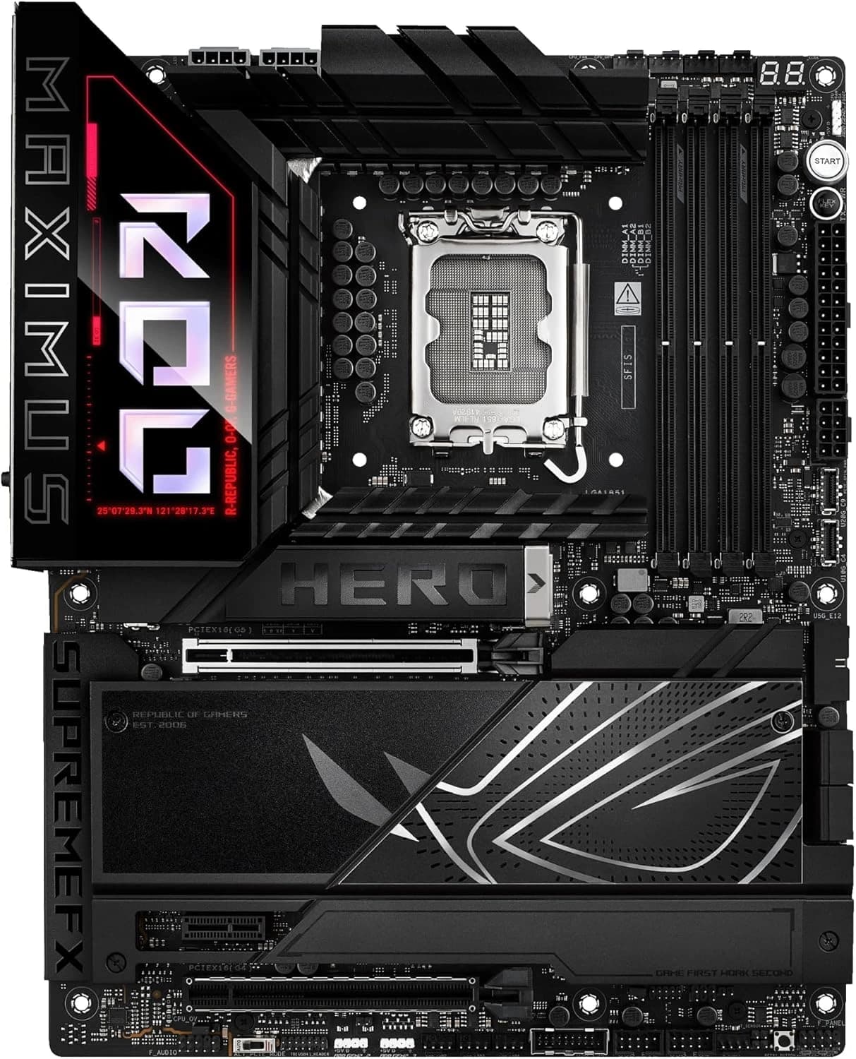 ASUS ROG MAXIMUS Z890 HERO DDR5 LGA 1851 ATX Motherboard - Black | 90MB1ID0-M0EAY02 thumbnail 5