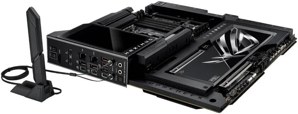 ASUS ROG Maximus Z890 Extreme LGA 1851 ATX Motherboard, Intel Z890 Chipset, 4x DDR5 DIMM Slots, Up to 192GB Max Memory, Wi-Fi 7 & BT 5.4, 2x PCIe 5.0 x16 Slots, 6x M.2 Slots | 90MB1IA0-M0EAY0 thumbnail 6