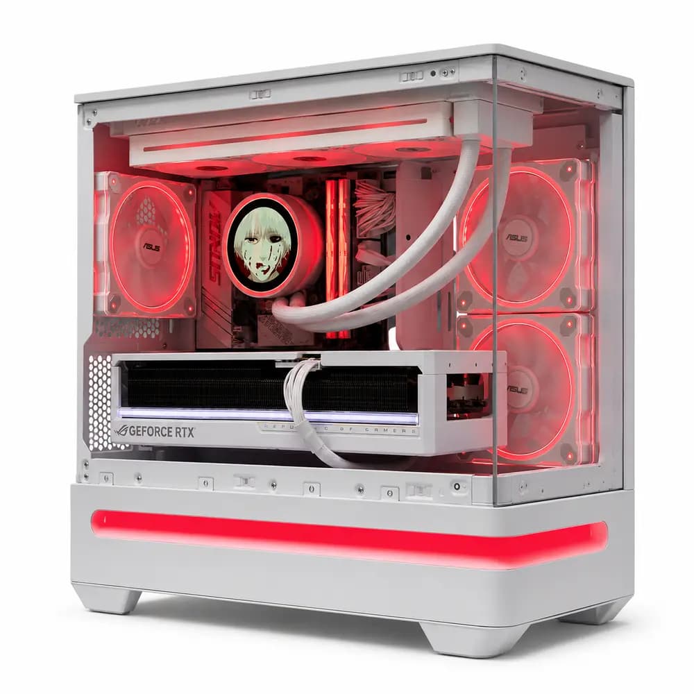 Ares Gaming PC Powered by Mindtech, AMD Ryzen 7 9800X3D, ASUS ROG RTX 5090 32GB White, 32GB DDR5, 4TB Gen5 SSD, NZXT Kraken Elite 360 RGB