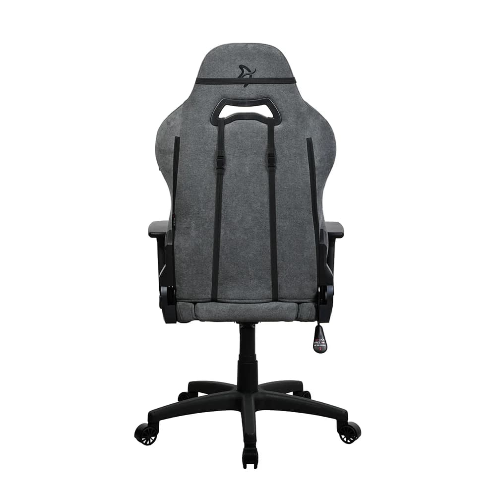 Arozzi Torretta Series Gaming Chair Ash, Soft Fabric Material, 3D Armrests, Adjustable Height & Backrest, Adjustable Lumbar Pillow thumbnail 4