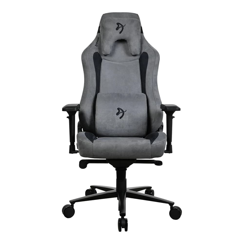 Arozzi Vernazza Gaming Chair Anthracite, Supersoft Material, 4D Armrests, Rocking & Lock-Tilt Function, Adjustable Height & Backrest