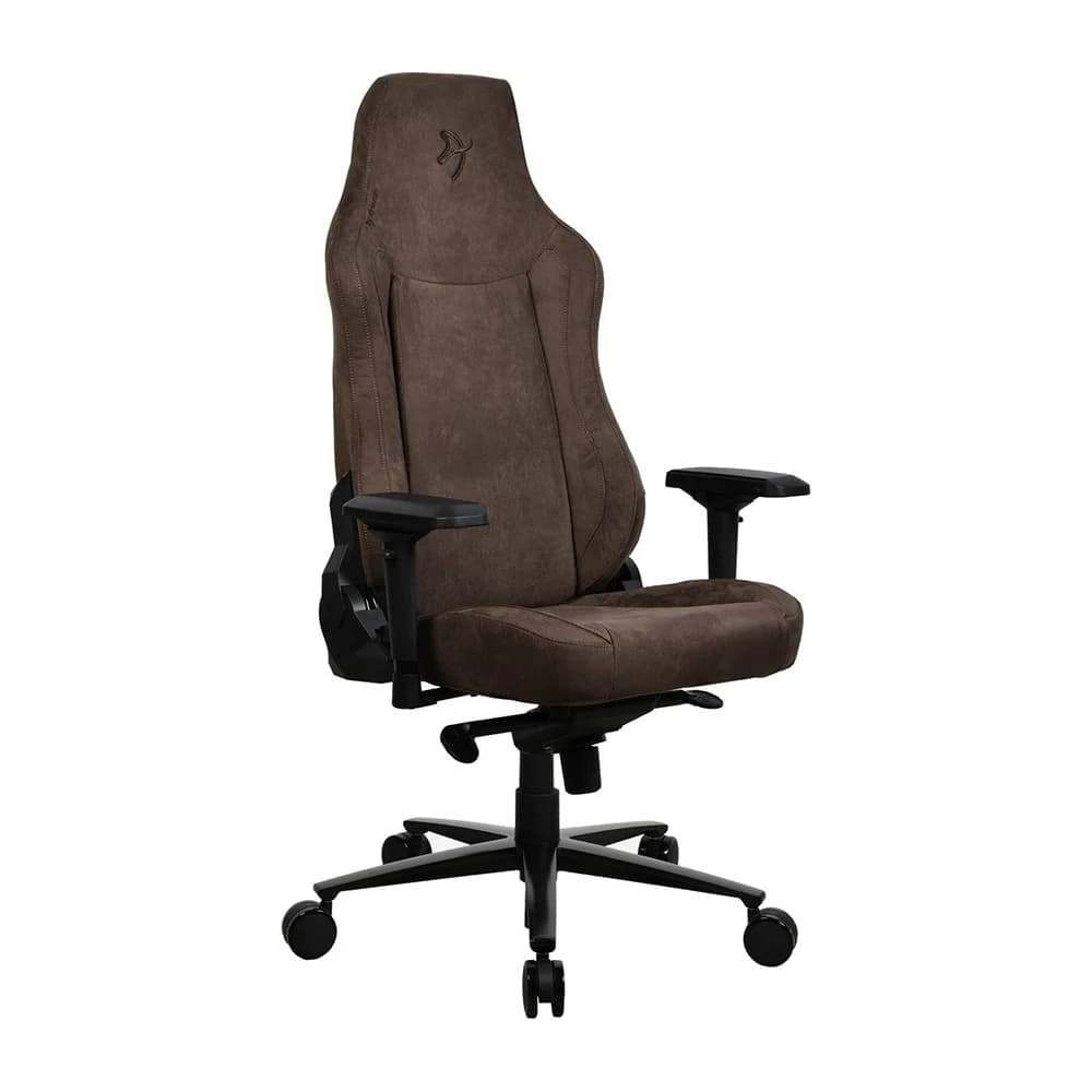 Arozzi Vernazza Gaming Chair Brown, Supersoft Material, 4D Armrests, Rocking & Lock-Tilt Function, Adjustable Height & Backrest thumbnail 3