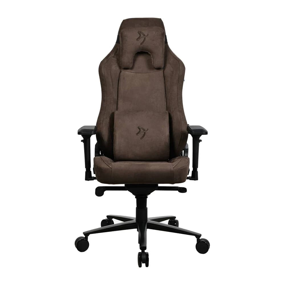 Arozzi Vernazza Gaming Chair Brown, Supersoft Material, 4D Armrests, Rocking & Lock-Tilt Function, Adjustable Height & Backrest