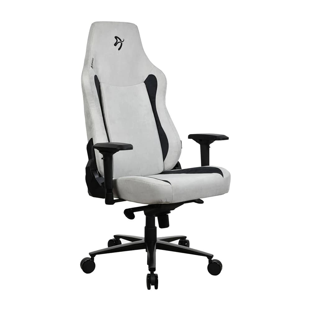 Arozzi Vernazza Gaming Chair Light Gray, Supersoft Material, 4D Armrests, Rocking & Lock-Tilt Function, Adjustable Height & Backrest thumbnail 2