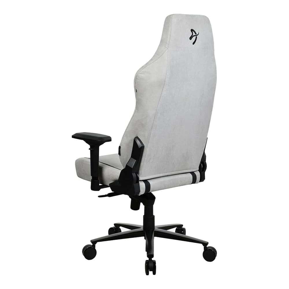Arozzi Vernazza Gaming Chair Light Gray, Supersoft Material, 4D Armrests, Rocking & Lock-Tilt Function, Adjustable Height & Backrest thumbnail 4