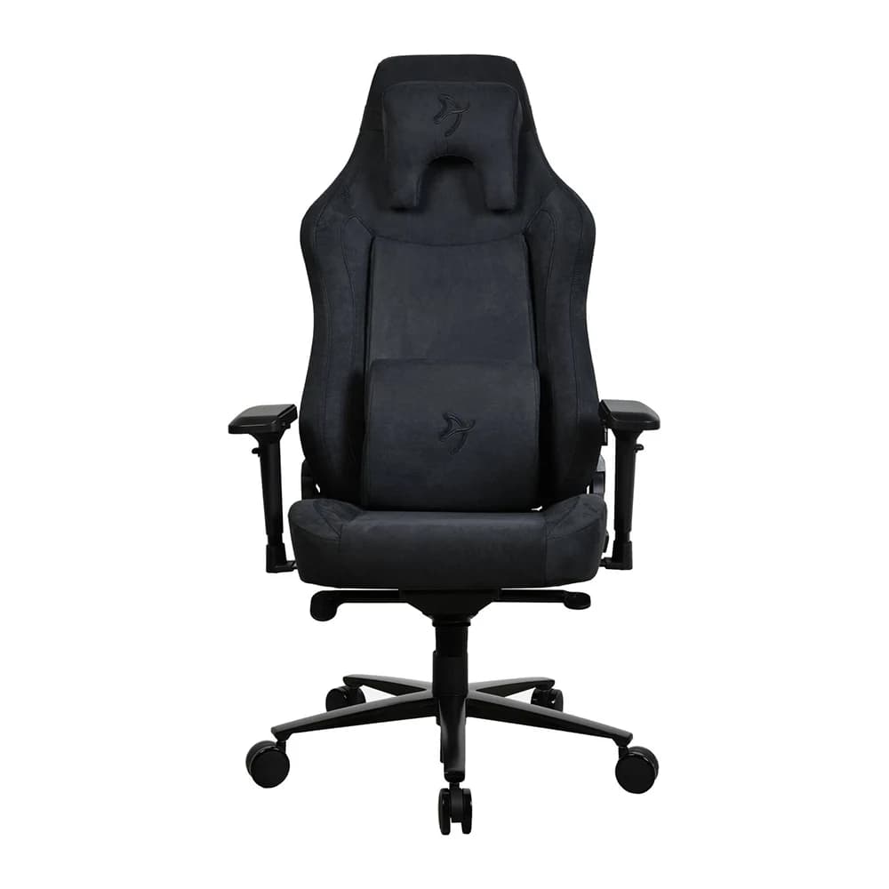 Arozzi Vernazza Gaming Chair Pure Black XL, Supersoft Material, 4D Armrests, Rocking & Lock-Tilt Function, Adjustable Height & Backrest