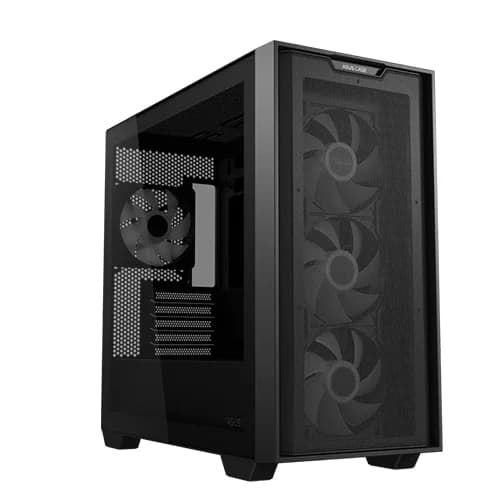 ASUS A21 PLUS ARGB Black Case, Micro-ATX Mini-ITX, 1 x 2.5" Bay 2 x 2.5"/3.5" Combo Bay, Maximum CPU Cooler Height 165 mm, Front I/O Port | 90DC00H0-B19010 thumbnail 2