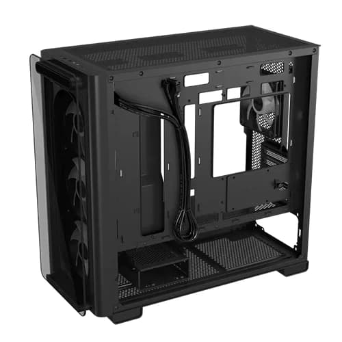 ASUS A23 PLUS ARGB Black Case, Micro-ATX Mini-ITX, 1 x 2.5" Bay 2 x 2.5"/3.5" Combo Bay, 165mm Maximum CPU Cooler Height, Front I/O Port | 90DC00K0-B19010 thumbnail 4