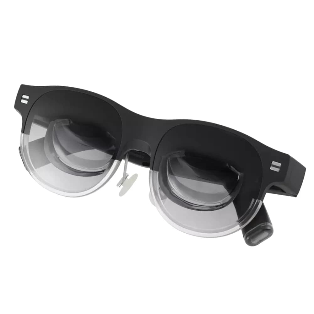 ASUS AirVision M1 Smart Glasses, 100" Wearable Display with All-Day Comfort, 1100 nits, 95% DCI-P3, Designed for ROG Ally, Windows Laptop and PCs, TÜV Rheinland Certified for Flicker Reduce and Low Blue-Light