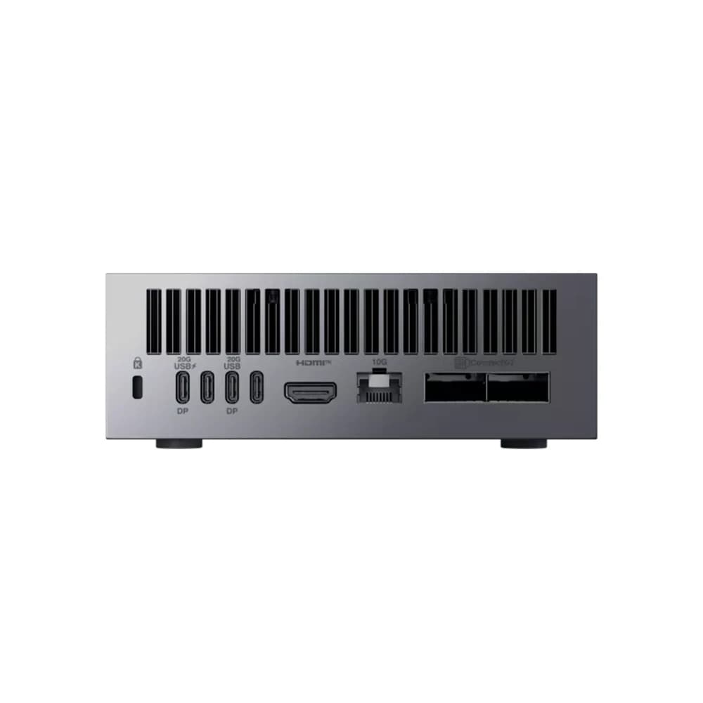 ASUS Ascent GX10 AI Supercomputer, NVIDIA GB10 Grace Blackwell Superchip, 128GB Coherent Unified System Memory, 1TB M.2 NVMe PCIe 4.0 SSD, NVIDIA ConnectX-7 Network, Stellar Grey thumbnail 4