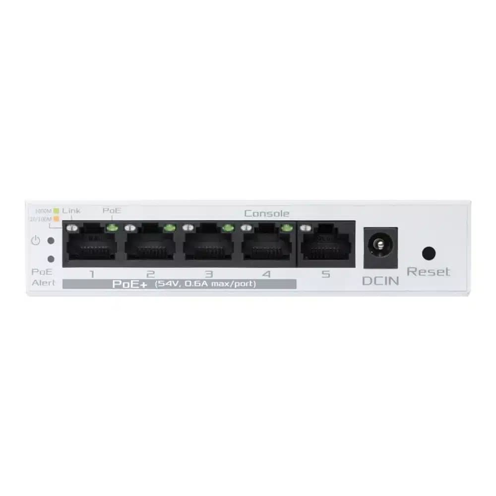 ASUS ExpertWiFi EBP15 Smart Managed PoE+ Switch – 5-Port Gigabit, 4 PoE+ Ports, 60W Power, PoE Priority for APs, IP Cameras & VoIP Phones, Easy Centralized App Management thumbnail 3