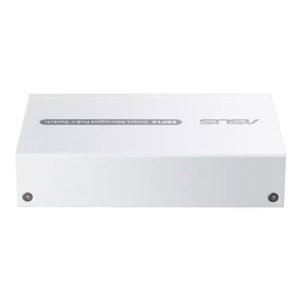 ASUS ExpertWiFi EBP15 Smart Managed PoE+ Switch – 5-Port Gigabit, 4 PoE+ Ports, 60W Power, PoE Priority for APs, IP Cameras & VoIP Phones, Easy Centralized App Management