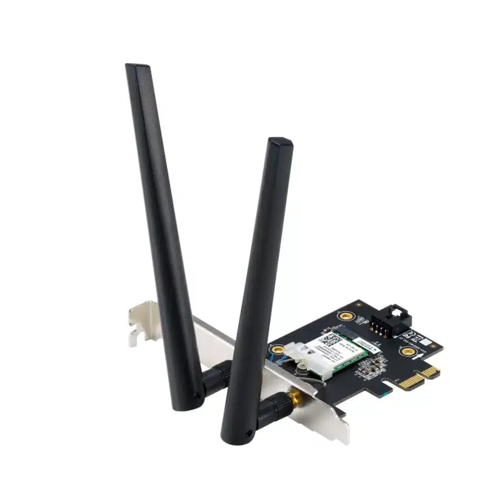 ASUS PCE-BE6500 WiFi 7 PCI-E Adapter, 2 External Antennas, Supporting 6GHz Band, 4096-QAM, Bluetooth 5.4, WPA3 Network Security thumbnail 4