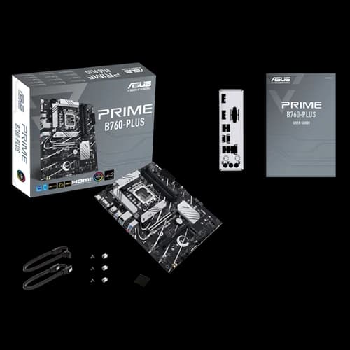 ASUS PRIME B760-PLUS Motherboard, LGA 1700, PCIe 5.0, three PCIe 4.0 M.2 slots, DDR5, Realtek 2.5Gb Ethernet, SATA 6 Gbps, USB 3.2 Gen 2x2 Type-C, Thunderbolt (USB4) support, Aura Sync | 90MB1EF0-M0EAY0 thumbnail 3