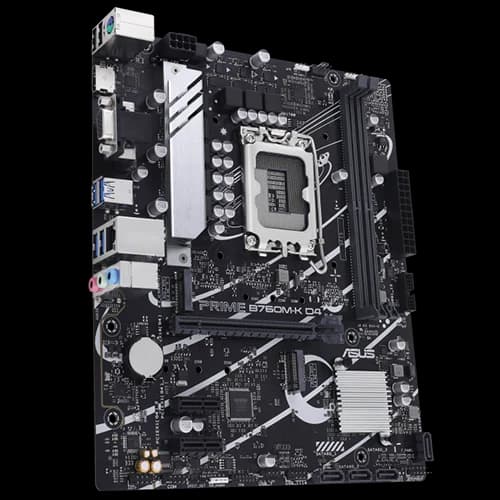 ASUS PRIME B760M-K D4 LGA 1700 Micro-ATX Motherboard – DDR4, PCIe 4.0, 2.5Gb Ethernet | 90MB1DS0-M1EAY0 thumbnail 4
