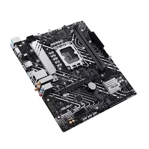 Asus PRIME H610M-A WIFI Motherboard, Intel H610 Chipset, 2x DIMM slots, Max. 96GB, DDR5, 1x PCIe 4.0 x16 slot, mATX Form Factor thumbnail 3