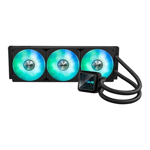 Asus Prime LC 360 ARGB CPU Liquid Cooler, AMD & Intel, 400mm Radiator, PWM/DC, 3x Fan Slots 120mm, Aura Sync