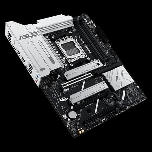 ASUS PRIME X870-P ATX Gaming Motherboard, AMD X870 Chipset, AMD Socket AM5, DDR5, Wi-Fi 7, 192GB Max Memory, Realtek 2.5Gb Ethernet, 90MB1IT0-M0EAY0 thumbnail 4