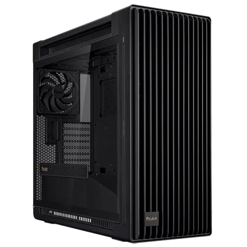 ASUS ProArt PA602 TG Case, EATX ATX, Mid Tower, 4 x 2.5" Bay 4 x 2.5"/3.5" Combo Bay, Maximum CPU Cooler Height 190 mm, Front I/O Port, Black | 90DC00J0-B09000