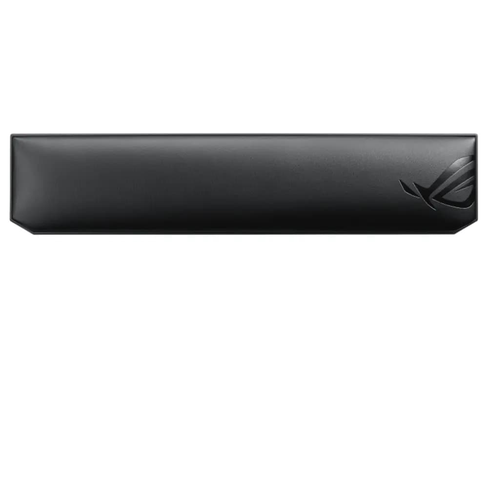 ASUS ROG AC10 Gaming Wrist Rest, Cushioned Foam Core, Premium Leatherette Surface, Non-Slip Rubber Feet, Ergonomic Support, Black