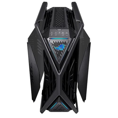 ASUS ROG Hyperion GR701 Gaming PC Case, 190mm Max Cpu Cooler Height, Component Storage, ARGB Fan Hub, 1 x 140mm Pre-Installed Fan, Front I/O Port, Black |  90DC00F0-B39000 thumbnail 2