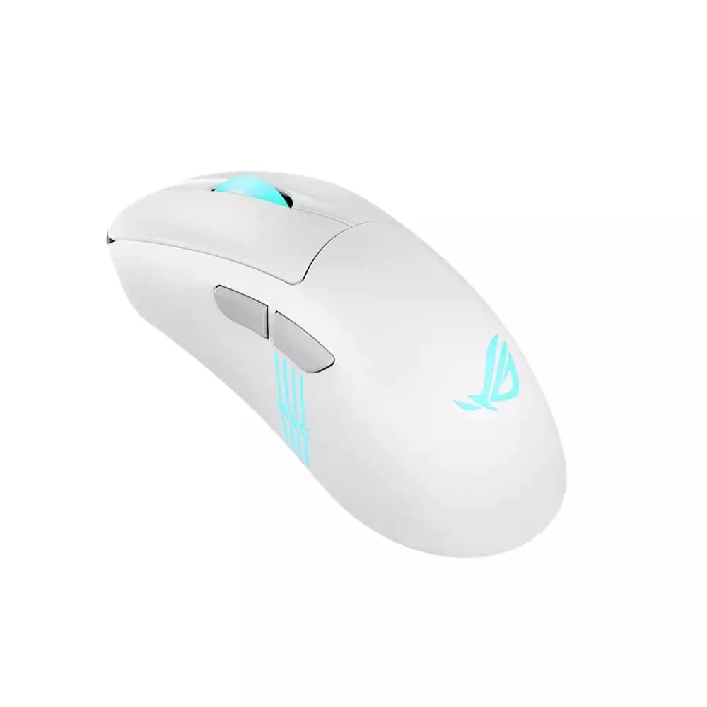 ASUS ROG Keris II Origin Gaming Mouse, 42,000 DPI AimPoint Pro Sensor, 6 Buttons, Tri-Mode Wireless, USB-C, RGB, White thumbnail 2