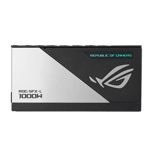 Asus Rog Loki SFX-L 1000W Power Supply, 80 Plus Platinum, Fully Modular, PCIe Gen 5.0, 120mm ARGB-Illuminated Fan & Aura Sync, ROG Heatsinks, 0dB Fan Button thumbnail 3
