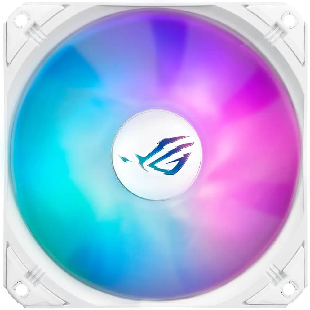Asus ROG STRIX LC III 360 ARGB LCD White Edition CPU Liquid Cooler, AMD & Intel, 400mm Radiator, PWM/DC, 3x Fan Slots 120mm, Aura Sync thumbnail 3