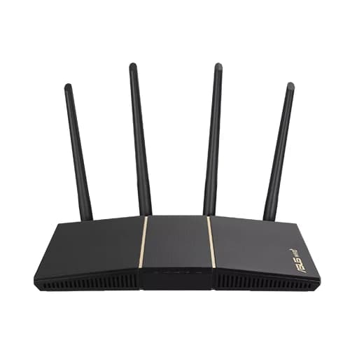 ASUS RT-AX57 AX3000 WiFi 6 Router, Up to 2402 Mbps, MU-MIMO/OFDMA, AI Protection, External Antenna x4, Parental Control