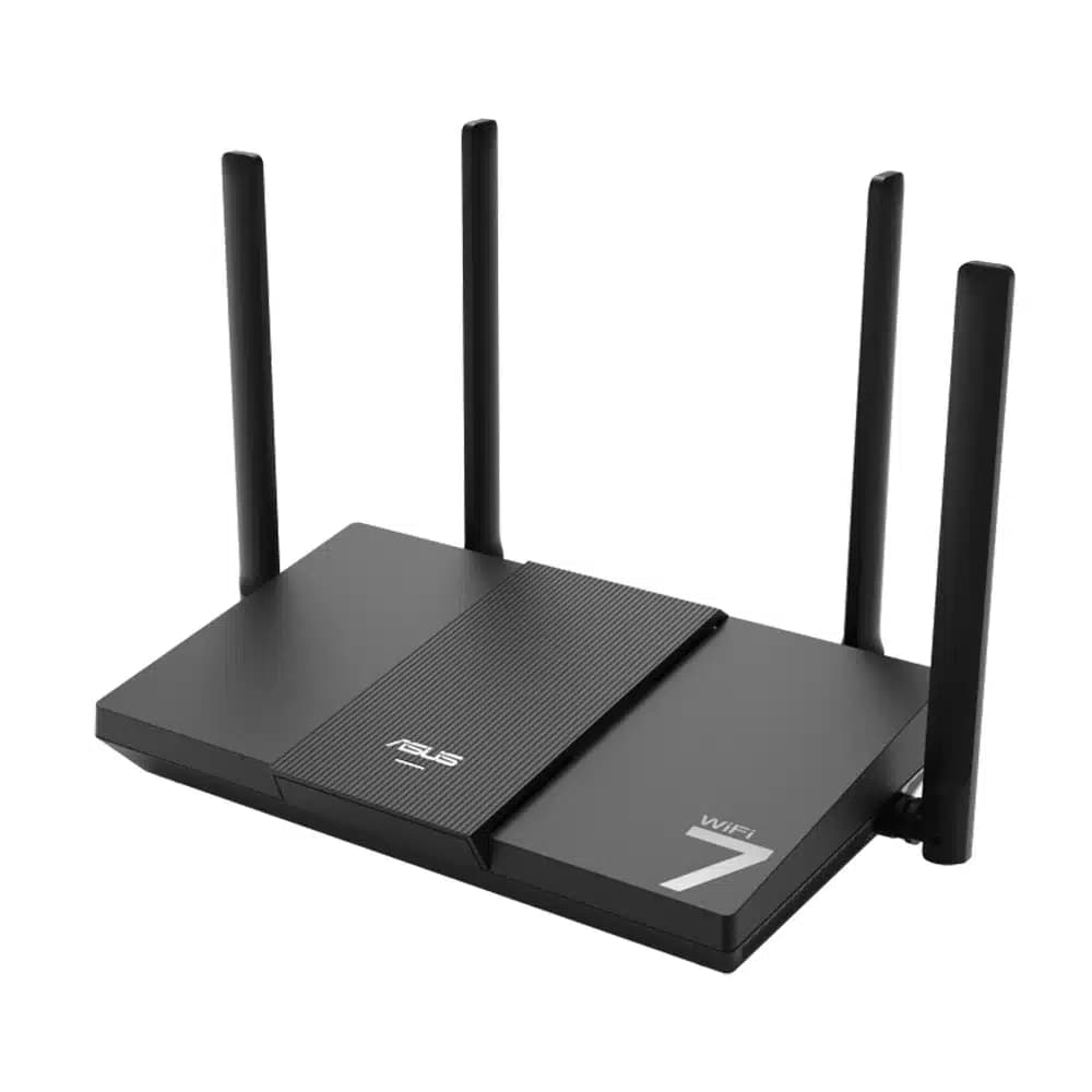 ASUS RT-BE50 BE3600 Dual Band WiFi 7 Router, 2.5G WAN, 4 External Antennas, Quad-Core & AiMesh