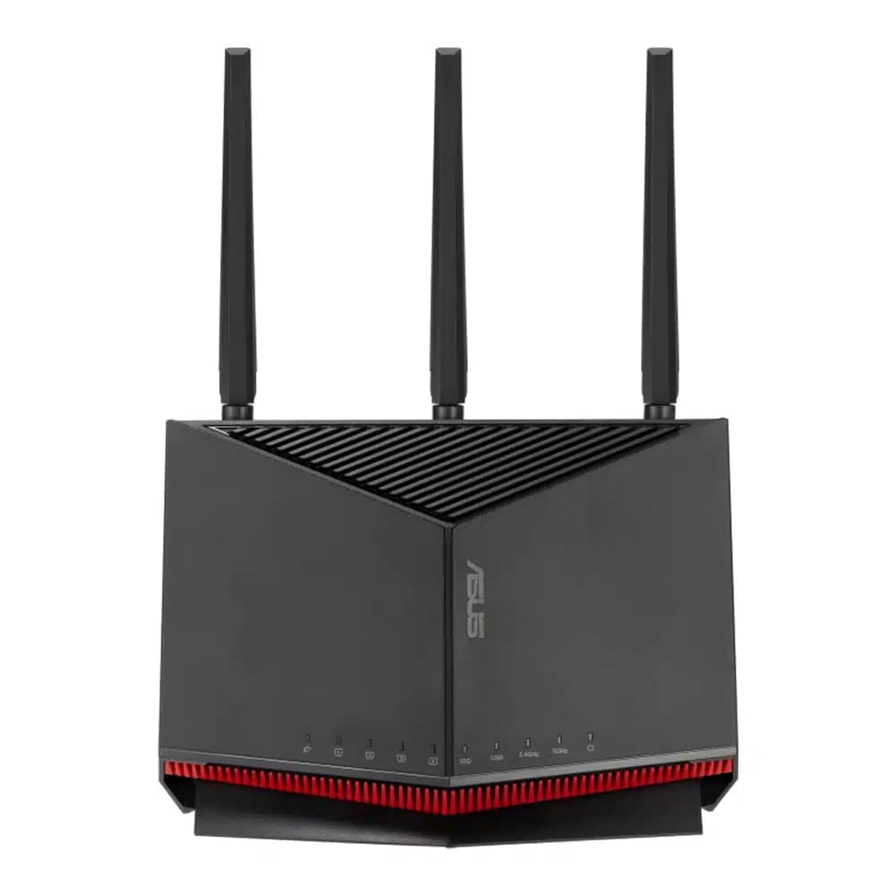 ASUS RT-BE86U Wi-Fi 7 Router, BE6800,  External Antenna x 3, Quad-core Processor, AiMesh
