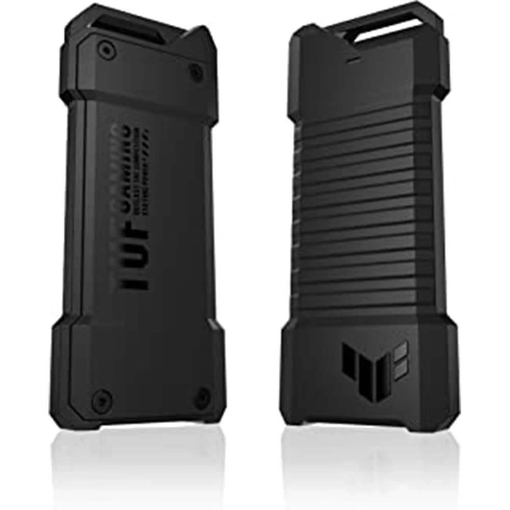 ASUS TUF Gaming A1 USB-C, 3.2 Gen 2x1 SSD Enclosure (Dual Interface M.2 NVMe PCIe and SATA, M.2 Q-Latch, MIL-STD-810H Drop Resistance, IP68 Water and Dust Resistance) thumbnail 2